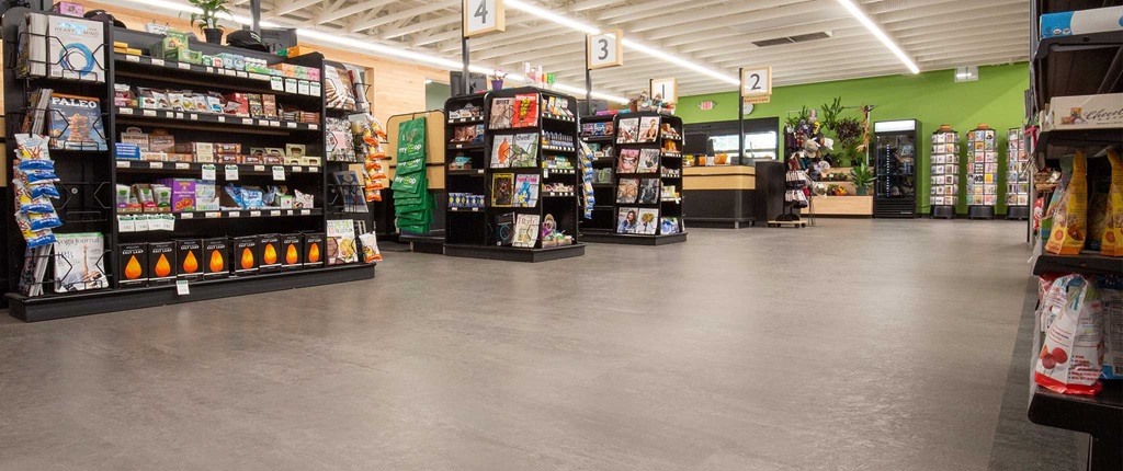 etail Store Rubber Flooring