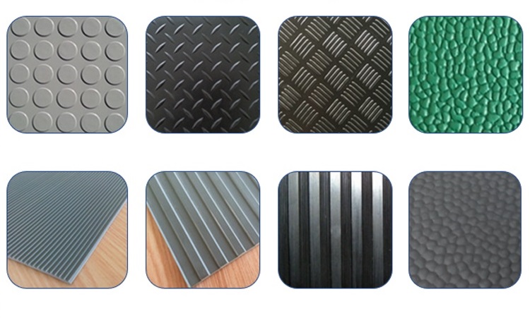 Rubber Sheet Mat Roll Surface